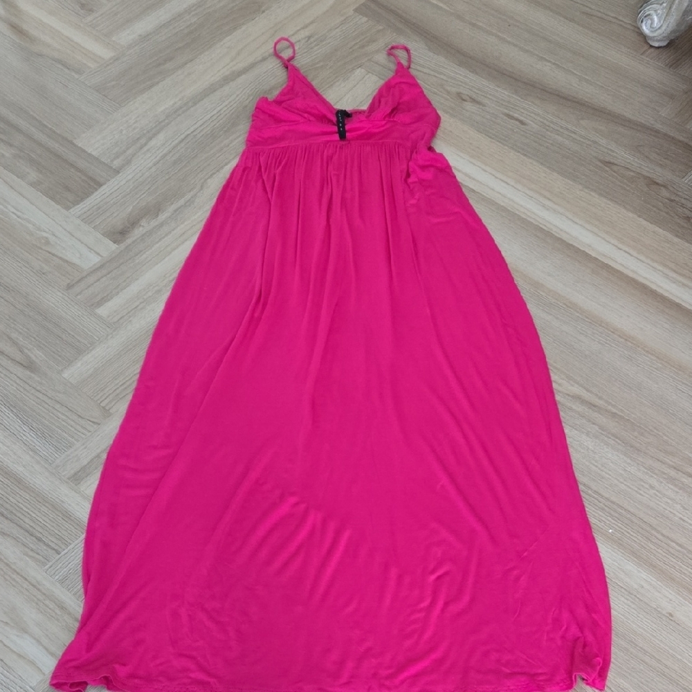 Elegant Pink Maxi Dress Large Juniors